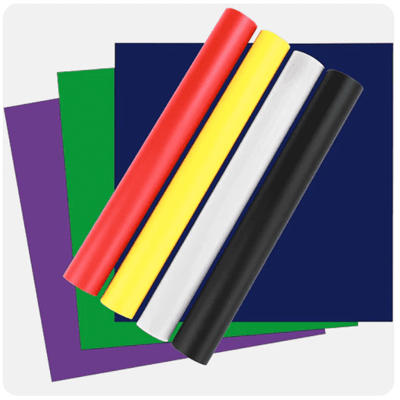 HTVRONT 7 Packs 12"x12" Matte Permanent Adhesive Vinyl Sheets for Heat Press Machine