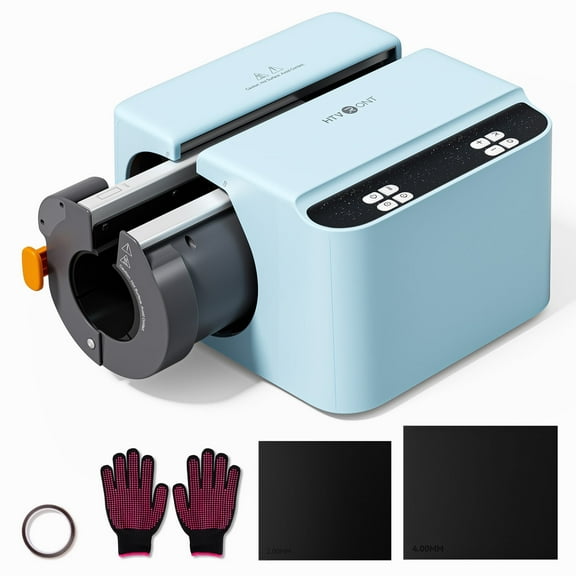 HTVRONT A200 Auto Tumbler Heat Press for Straight Tumbler,Sublimation DIY Print Suits Various Tumblers,Blue