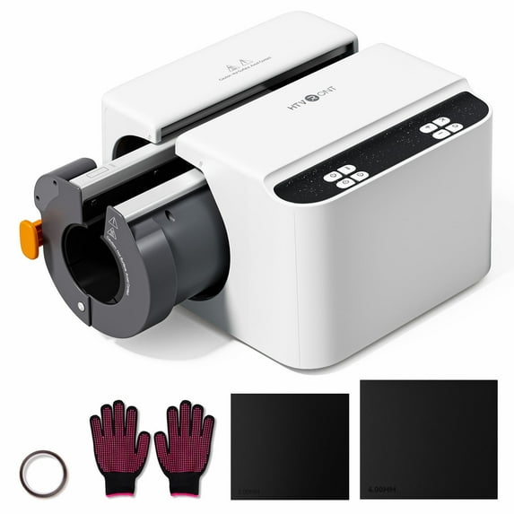 HTVRONT Auto Tumbler Heat Press - Update A200 Tumbler Heat Press Machine, Adjustable Pressure & Switchable Heat Plate Attachment, 4 Memory Modes for 15 OZ, 16 OZ, 20 OZ, 30 OZ Tumblers & Glasses