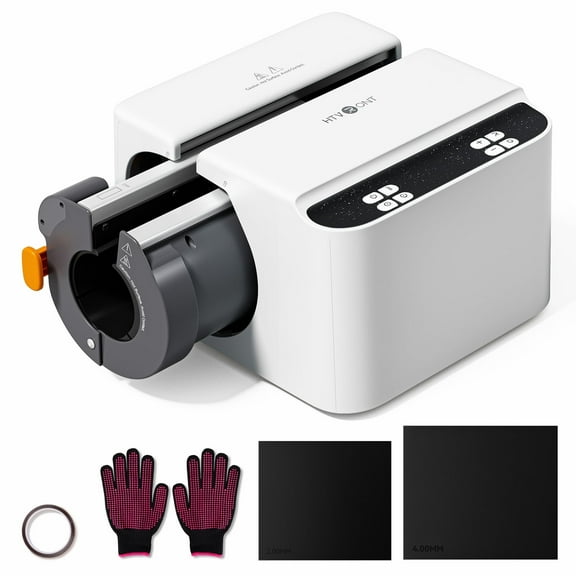 HTVRONT Auto Tumbler Heat Press - Update A200 Tumbler Heat Press Machine, Adjustable Pressure & Switchable Heat Plate Attachment, 4 Memory Modes for 15 OZ, 16 OZ, 20 OZ, 30 OZ Tumblers & Glasses