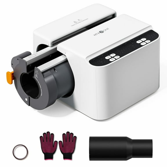 HTVRONT Auto Tumbler Heat Press 2 - A200 Full Cup Transfer Heat Press Machine for 40 OZ Tumbler with Handle, Heat Even and Quick Cups Sublimation Machine with Adjustable Pressure,White