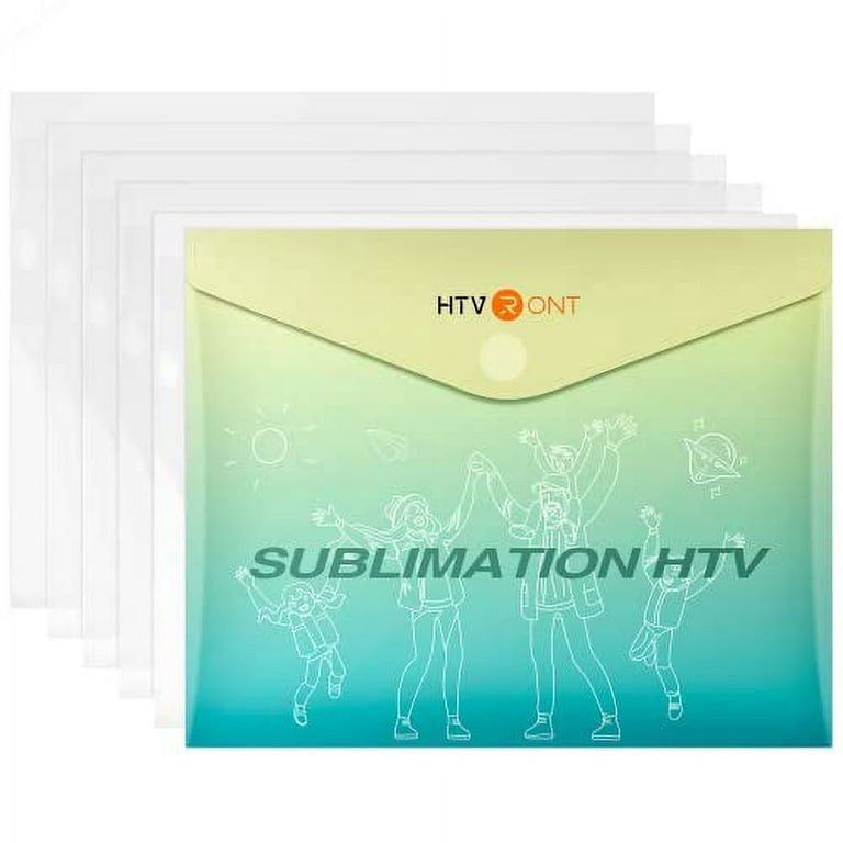 Sublimation HTV for Dark Fabric/Light Fabric - 10 Pack Matte Sublimation  Vinyl