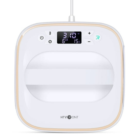 HTVRONT Portable Heat Press Machine, for T-Shirts, Iron Press for Sublimation Handed Iron for Heating Transfer Projects, 10"X 10"