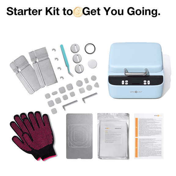 HTVRONT H17 Phone Cases Heat Press - Automatic Vacuum Heat Press Machine for Phone Cases- Sublimation Press for Custom Phone Case, Badges, Coasters(Blue)