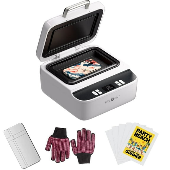 HTVRONT H17 Phone Cases Heat Press - Automatic Vacuum Heat Press Machine for Phone Cases- Sublimation Press for Custom Phone Case, Badges, Coasters(Compatible with Iphone),White