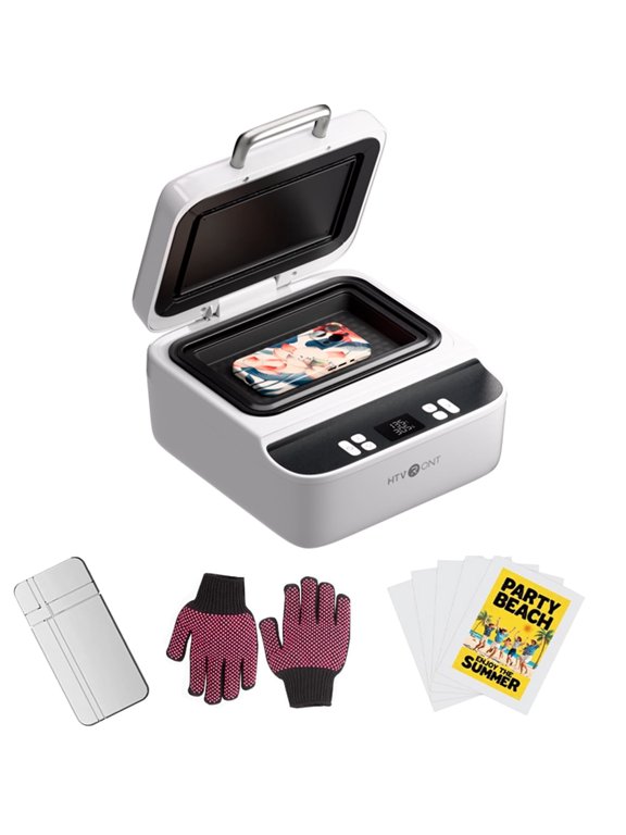 H17 Phone Cases Heat Press - Automatic Vacuum Heat Press Machine for Phone Cases- Sublimation Press for Custom Phone Case, Badges, Coasters(Compatible with Iphone),White