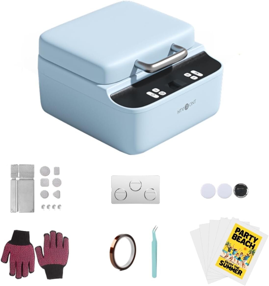 HTVRONT H17 Phone Cases Heat Press - Automatic Vacuum Heat Press Machine for Phone Cases- Sublimation Press for Custom Phone Case, Badges, Coasters, Includes Film & Fixture (Compatible with Android)