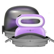 HTVRONT Hat Press, Heat Press Machine w/LCD Multifunctional Design Cap Sublimation（Purple）
