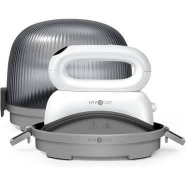 HTVRONT Hat Press, Heat Press Machine w/LCD Multifunctional Design Cap Sublimation White