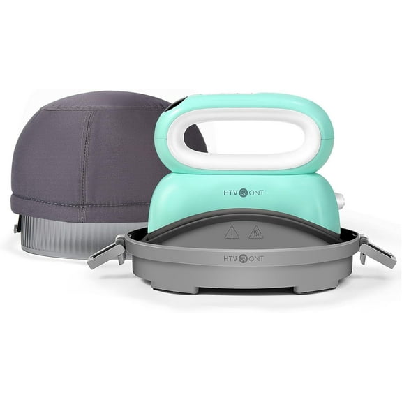 HTVRONT Hat Press Machine - Hat Press Heat Machine for Caps/Hats/Pillows Quickly and Evenly - Hat Heat Press Machine for Vinyl, Sublimation, Heat Transfer Projects, Light Green
