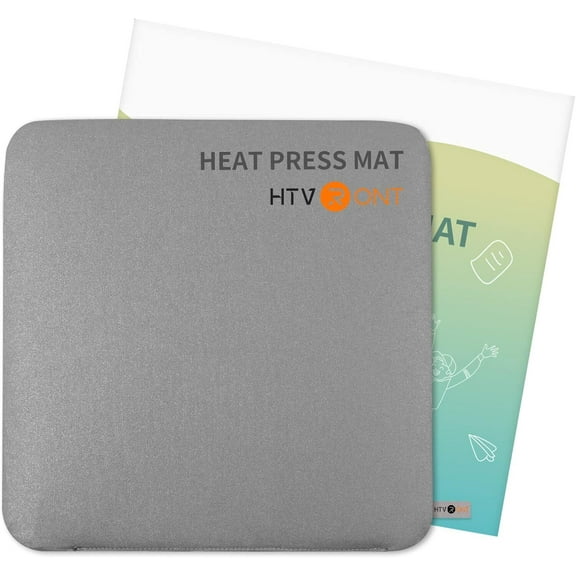 HTVRONT Heat Press Mat- Heat Press Pad 11.5"x11.5" for Craft Vinyl Ironing Insulation Transfer, Double Sides Applicable Heat Mat for Heat Press Machines