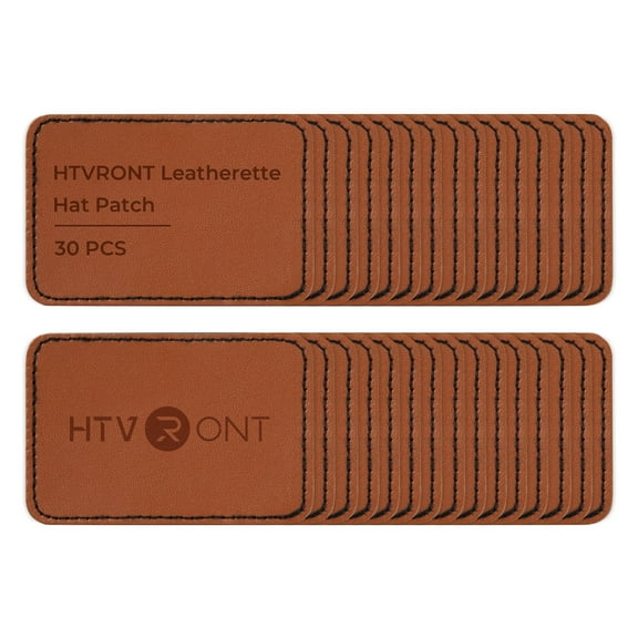 HTVRONT Leatherette Hat Patch-30pcs