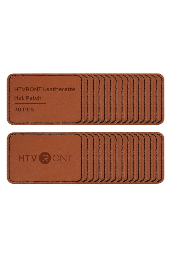 Leatherette Hat Patch-30pcs