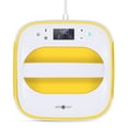 thumbnail image 1 of HTVRONT Lemon Yellow 10" x 10" Sublimation Heat Press Machine Portable t-shirt Press Machine Iron Press for Clothes & Hat, 1 of 8