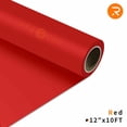thumbnail image 1 of HTVRONT Red Heat Transfer Vinyl Rolls - 12" x 10FT Red Iron on Vinyl for Shirts,Red Iron on for HTVRONT & All Cutter Machine - Easy to Cut & Weed for Craft Heat Vinyl Design（Red）, 1 of 11