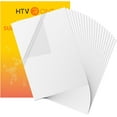thumbnail image 1 of HTVRONT Sublimation Sticker Paper - 20 Pcs 8.5" x 11" Matte Transparent Waterproof Sublimation Stickers(transparent), 1 of 6