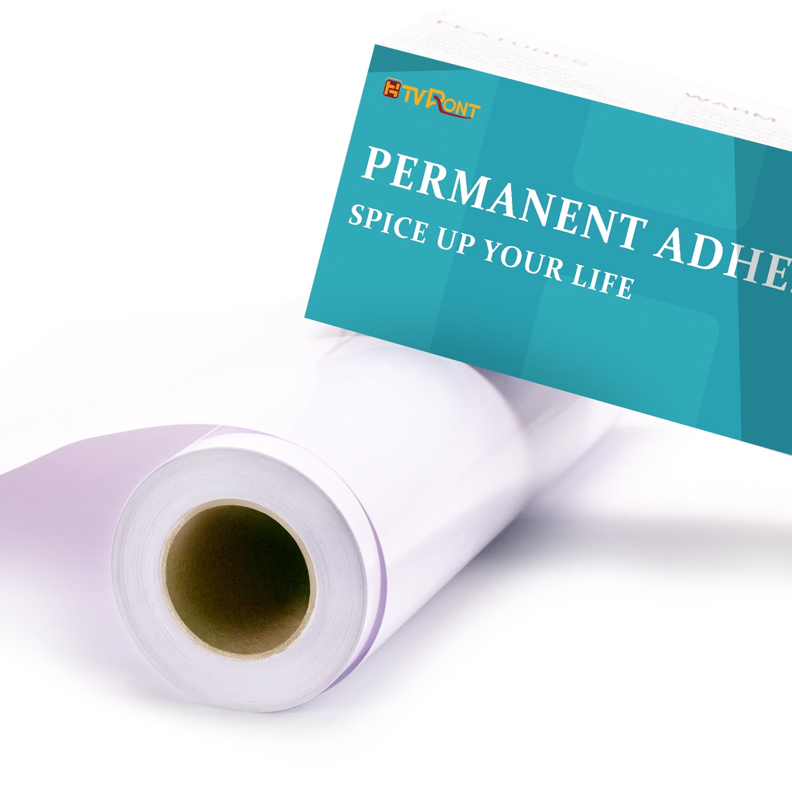 HTVRONT White Vinyl Permanent Vinyl Roll - 12