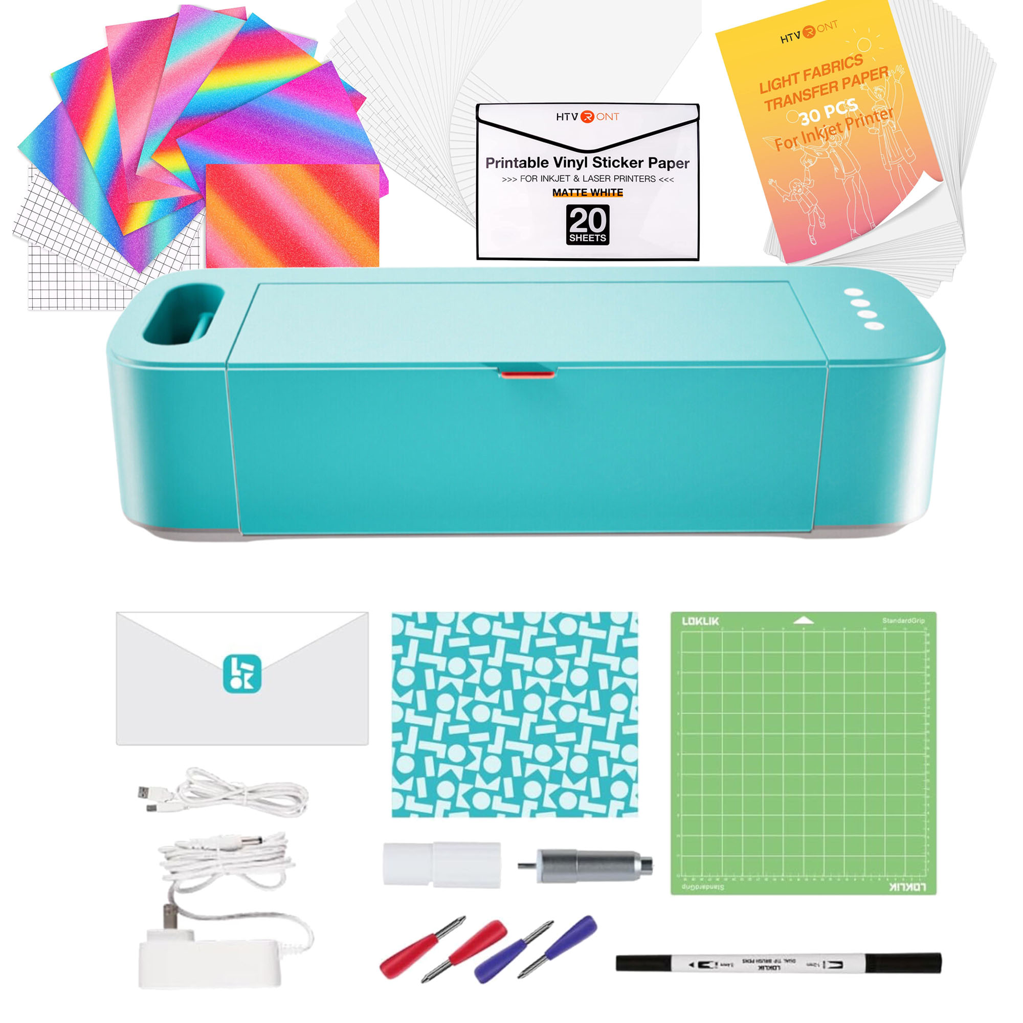 Cricut Printable Vinyl, 8.5"x11" White