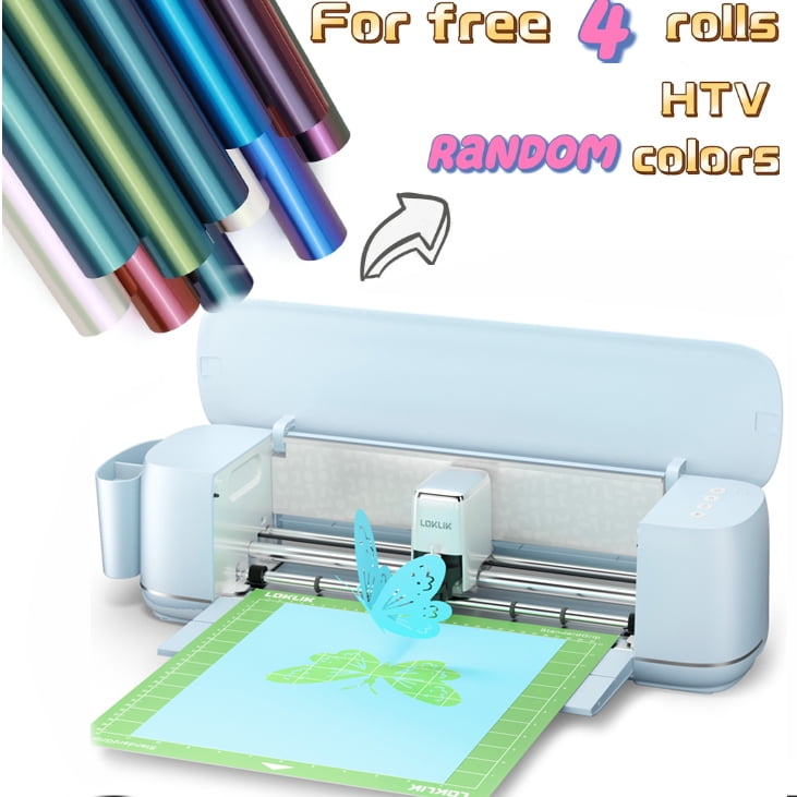 HTVRONT by LOKLiK DIY Cutting Machine 2 for All Vinyl Crafts w ...