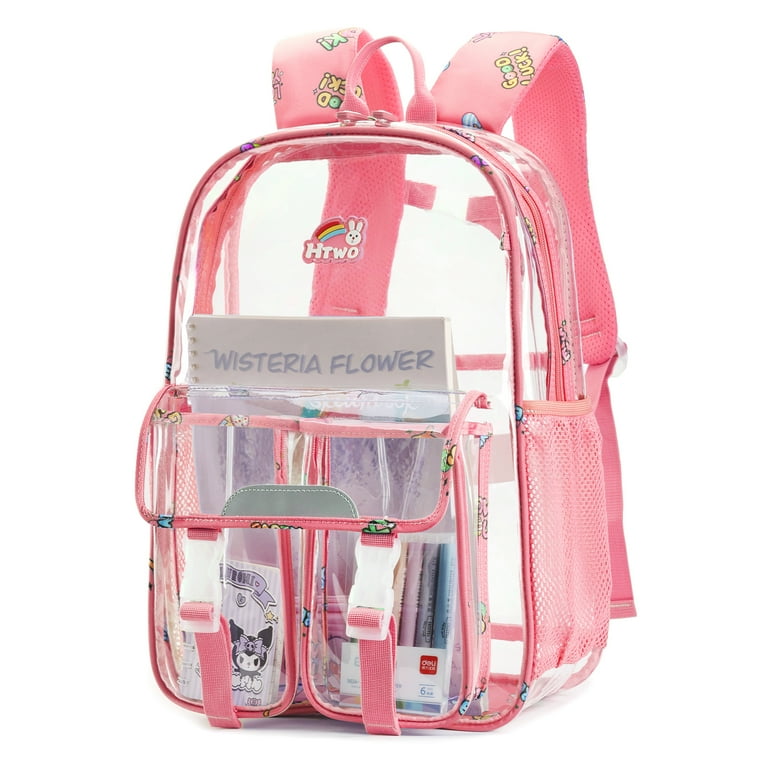 Transparent backpack for girls hotsell