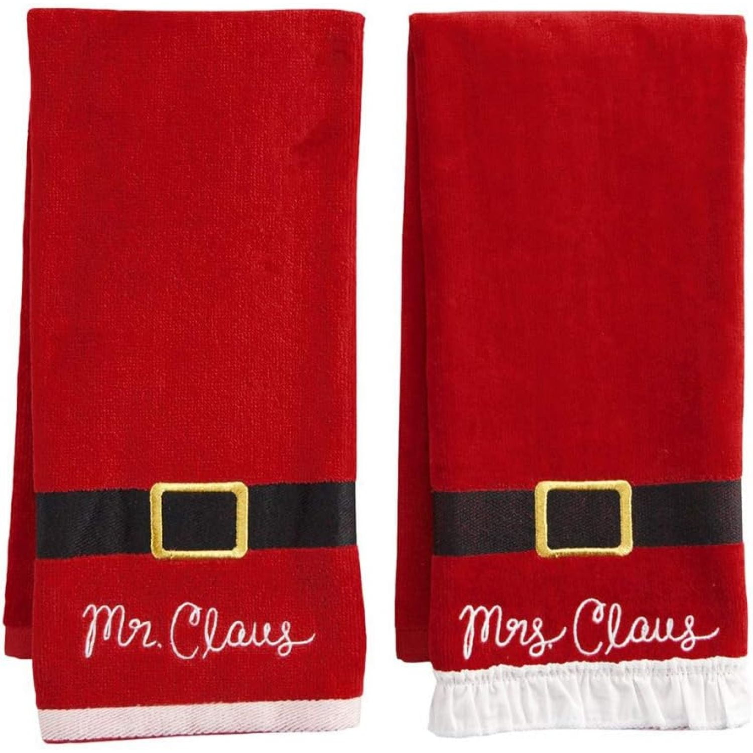 Christmas red best sale bath towels