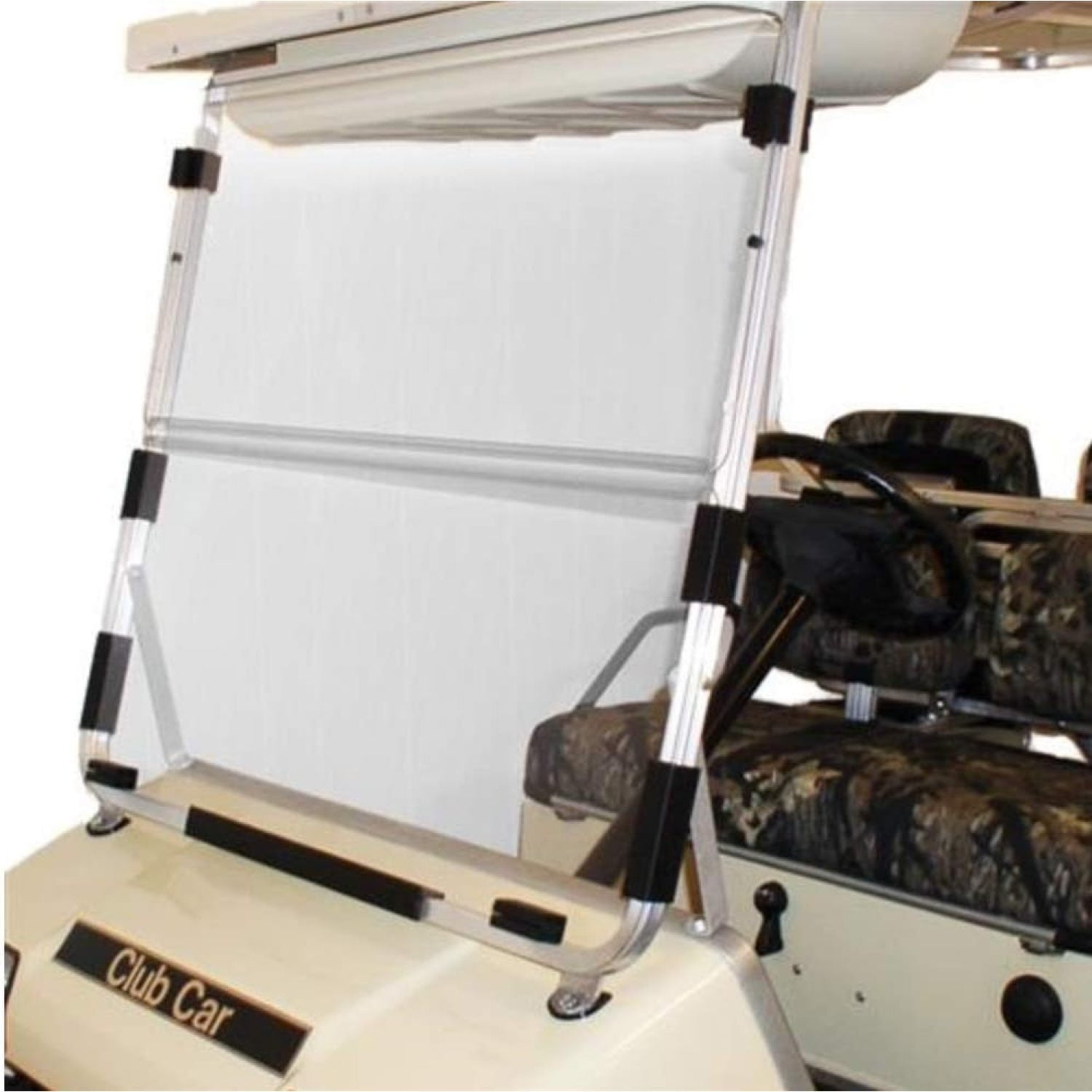 HTYSUPPLY Clear Club Car DS Golf Cart Windshield 1982 Thru 2000