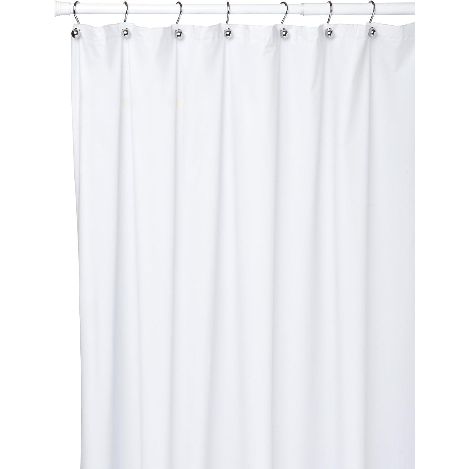 HTYSUPPLY Long Extra Wide Vinyl Shower Curtain, Super Clear, 72inch by