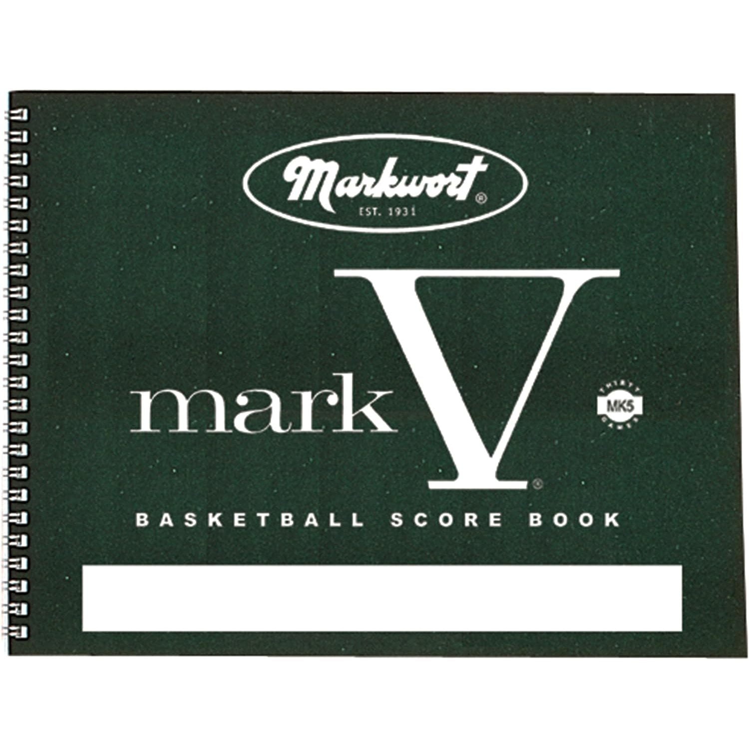 Champion Basketball Scorebook - 30 Games, 15 Players Per Team , Lot Of