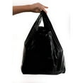 thumbnail image 1 of HTYSUPPLY Plastic Black T-Shirt Bags 1000ct, 1/8 Shopping Bags, Grocery Bags, Bags, Multi-Use, Small Size, Reusable Carry Out Bags (10x5x18 in.) (13 Micron), 1 of 3