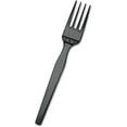 thumbnail image 1 of HTYSUPPLY Ssf51 Smartstock Plastic Cutlery Refill, Forks, Black, 40/Pack, 24 Packs/Carton, 1 of 7