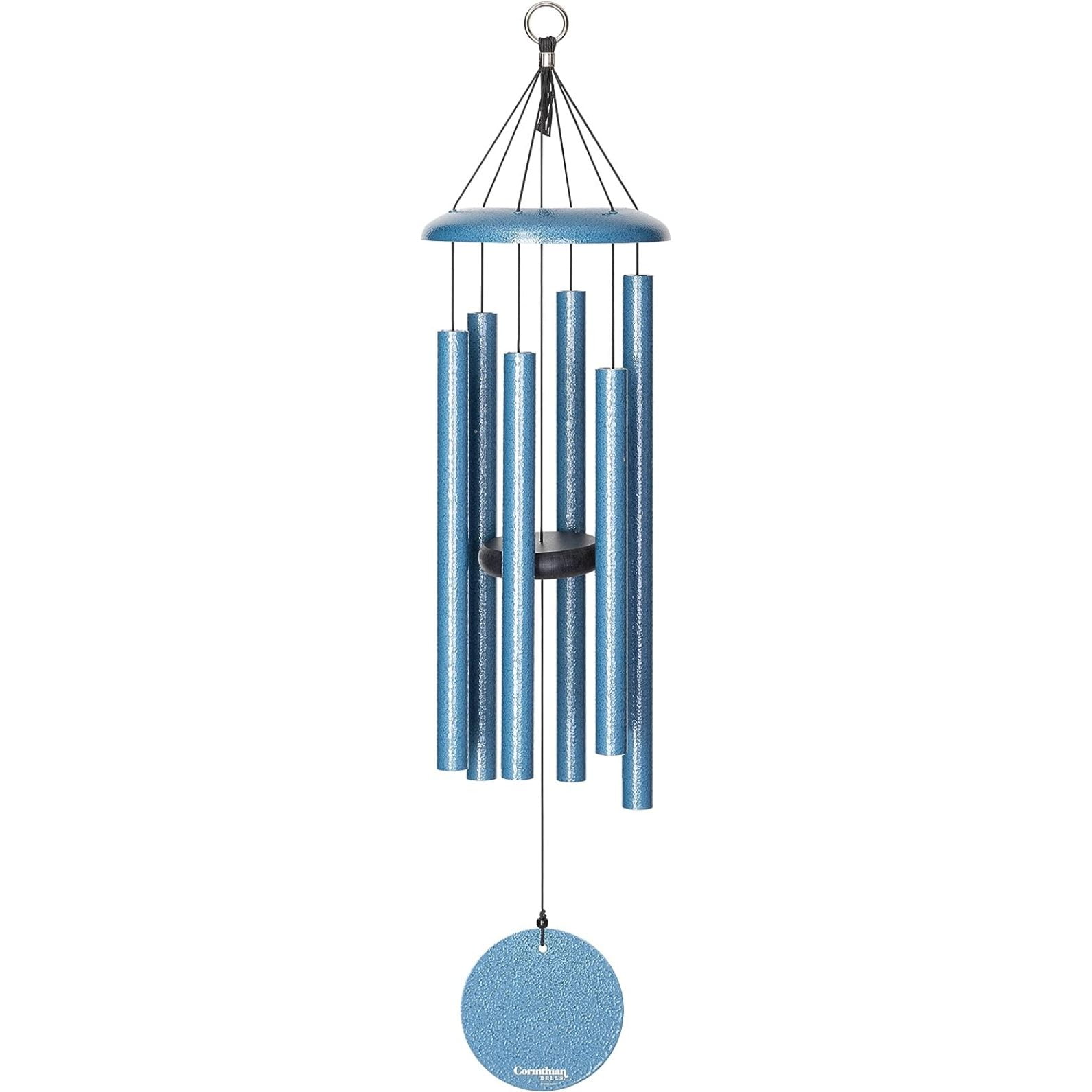 HTYSUPPLY by Wind River 30 inch Sky Blue Wind Chime for Patio