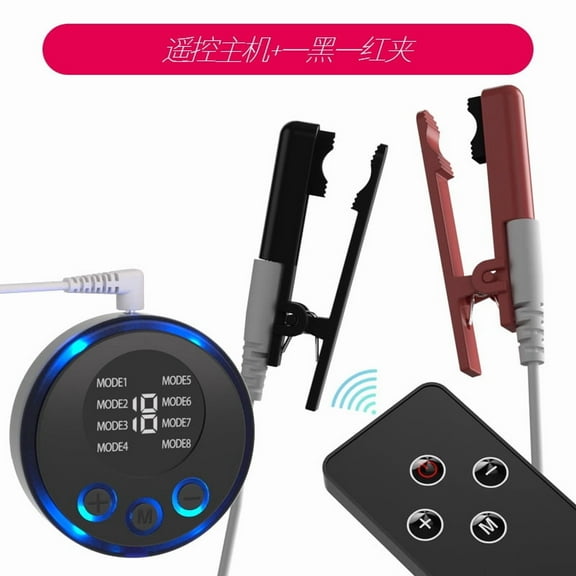 HTYTYR31 Electric shock pulse physical therapy massage Portable Ear Clip Electrode Wire Connecting Cable Accessory For Digital TENS Massage Machine,Electrode Wire,Massager Electrode Wire