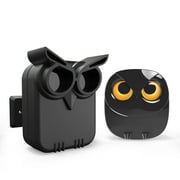 HTZSAFE HB-808A+T804 90 db 2 miles Range Black Wireless Motion Detector