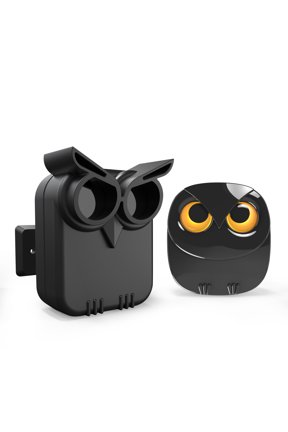 HB-808A+T804 90 db 2 miles Range Black Wireless Motion Detector
