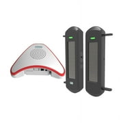 HTZSAFE Solar Wireless Driveway Alarm System- 1/2 Mile Long Transmission Range- 300 Feet Wide Sensor Range- No Wiring No Need Replace Battery- Outdoor Weatherproof DIY Security Perimeter Alert System