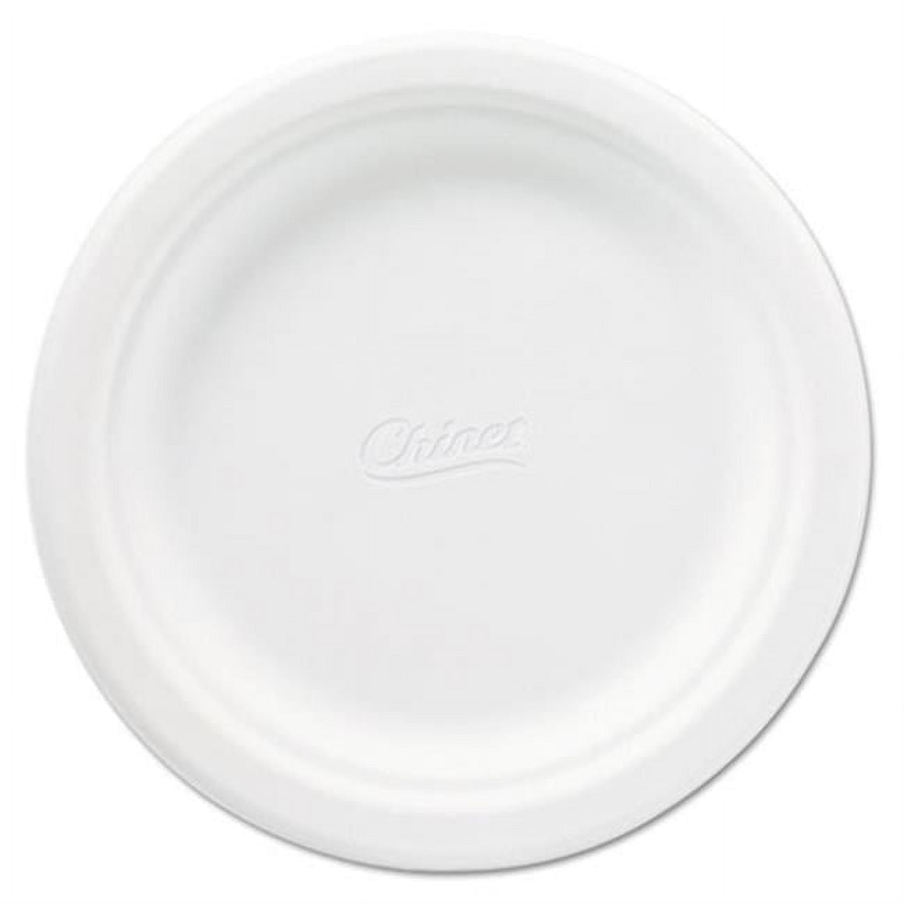 HU CT 6.75 in. Chinet Classic Round Paper Plates - White