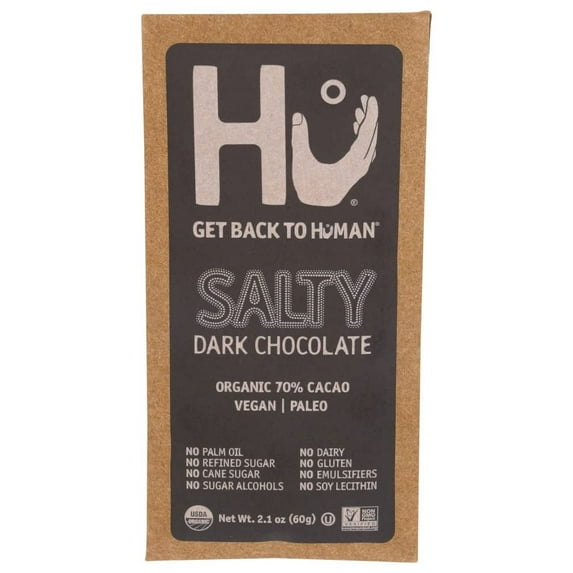 HU KITCHEN Salty Chocolate Bar, 2.1 OZ (Packaging may vary)