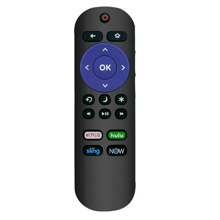 HU-RCRUS-20 Remote Applicable for Hisense Roku TV with Netflix Hulu Sling Now Key 32H4020E1 32H4050E1 32H4060E1 43H4080E 32H4090E 32H4070E1 40H4050E 40H4070E 32H4080E 43H4070E 40H4080E 40H4090E 32H4E1