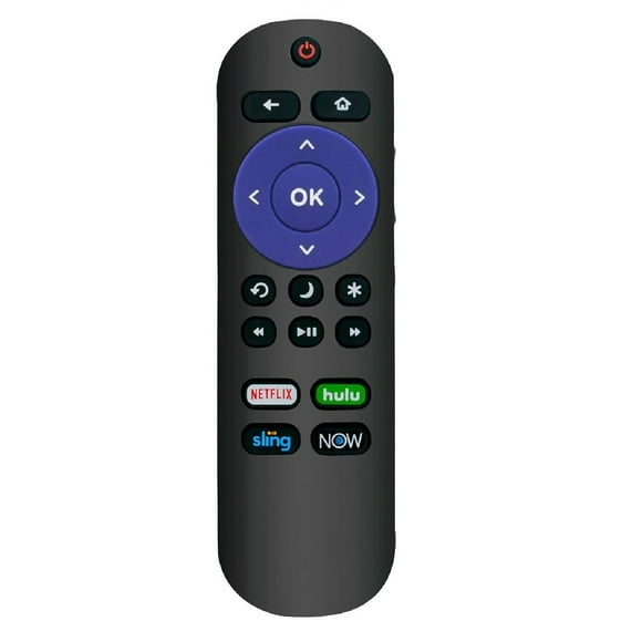 HU-RCRUS-20 Remote Applicable for Hisense Roku TV with Netflix Hulu Sling Now Key 32H4020E1 32H4050E1 32H4060E1 43H4080E 32H4090E 32H4070E1 40H4050E 40H4070E 32H4080E 43H4070E 40H4080E 40H4090E 32H4E1