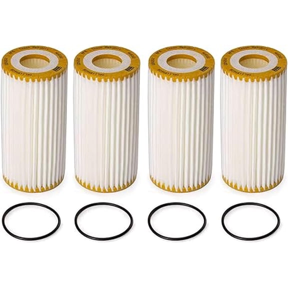 HU6013Z Fuel Filter Compatible with VW Golf Jetta Beetle Audi A3 A4 A6 S3 TT Quattro Passat HU 6013 z / HU6013Z / HU-6013-Z, 06L 115 562 B / 06L115562B 4 PACK