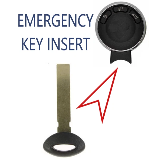 HU92RP Emergency Key For Mini Cooper 2006-2014 PN: 3452819-01 - Walmart.com