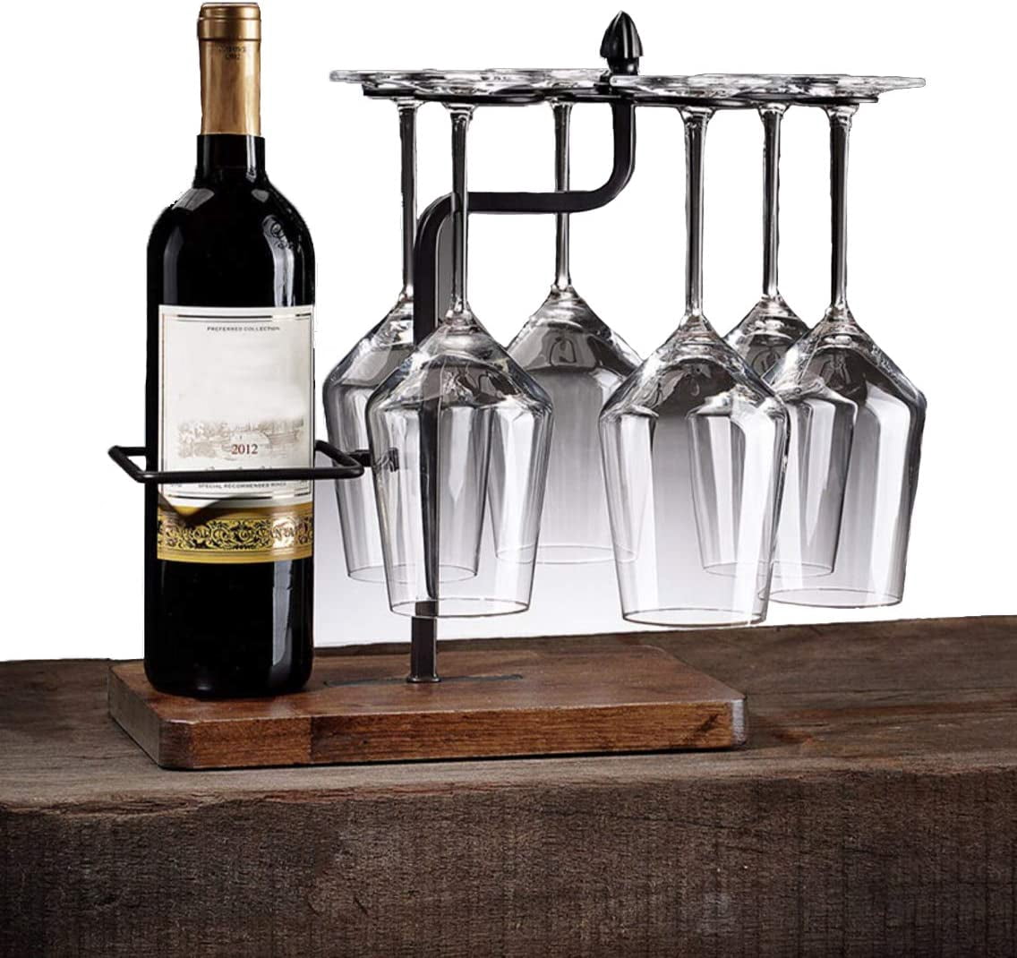 Stem Rack HUA Red Wine Stemware Racks Kitchen Bar Table Decoration Metal Drying ...