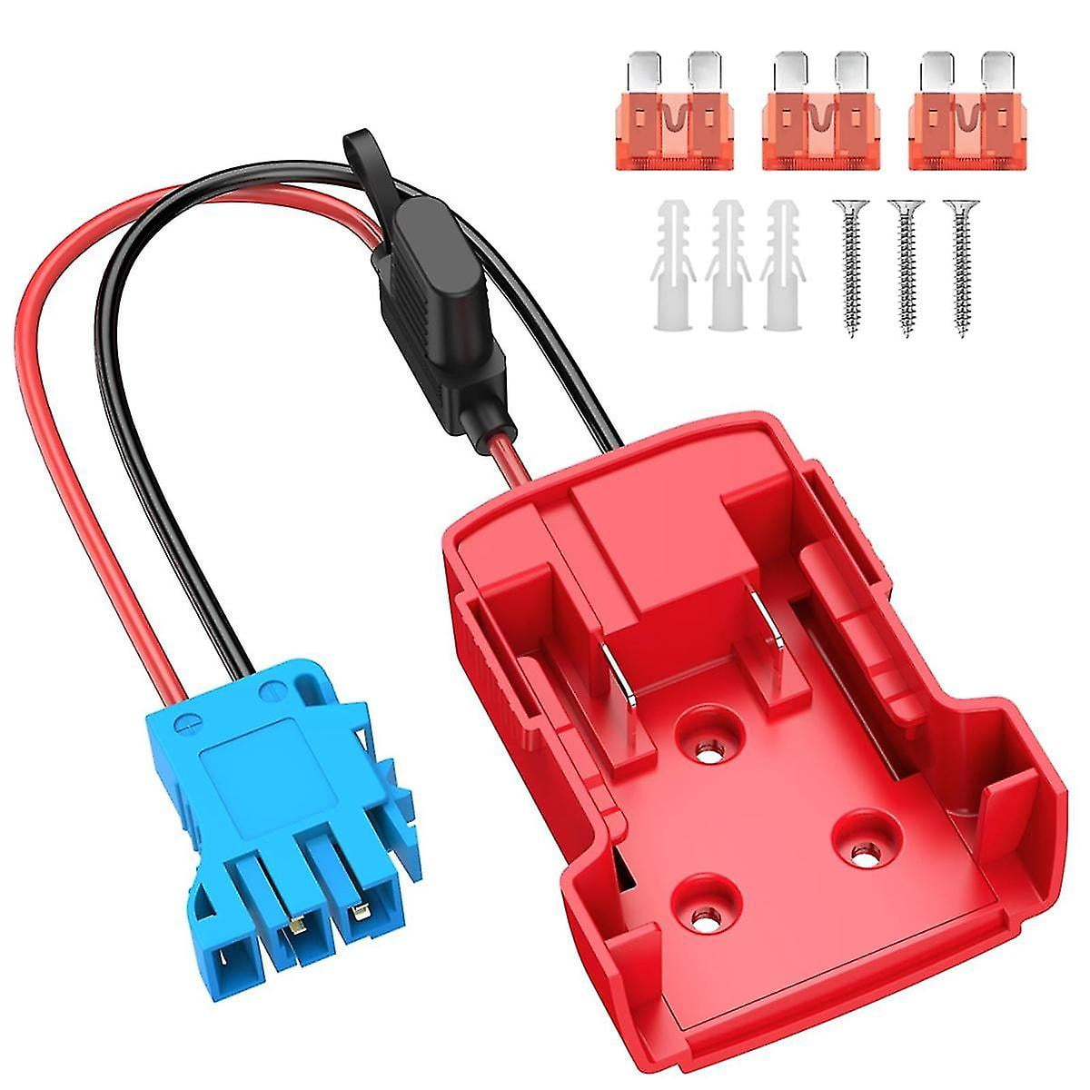 HUADE Power Wheels Adapter for Battery with Wire Harness Connector