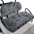thumbnail image 1 of HUAICONG Golf Dog Silhouette Pattern Easy to Install Microfiber Towel Blanket, Universal Fit Day After Day Use Non-Slip Golf Cart Seat Covers 2 Piece for Club Car 2 Passenger Golf Cart Seats, 1 of 7