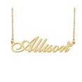 thumbnail image 1 of HUAN XUN Allison Name Heart Necklace 18k Gold Plated Nameplate Pendant Necklace Stainless Steel Jewelry for Womens Birthday Gifts, 1 of 5