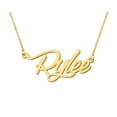 thumbnail image 1 of HUAN XUN Family Name Necklaces Rylee Name Script Necklace for Best Friend Christmas Gift, 1 of 3
