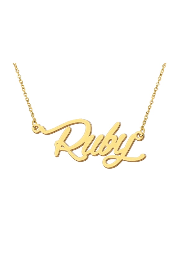 Family Necklace Name Ruby Name Necklace Choker for Familys Mothers' Day Gifts