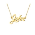 thumbnail image 1 of HUAN XUN John Name Necklace Pendant Gold Mens Jewelry Fathers Gift, 1 of 3