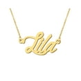 thumbnail image 1 of HUAN XUN Mama Necklace with Name Lila Script Font Necklace Womens Jewelry Mothers Day Gifts, 1 of 3