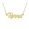 thumbnail image 1 of HUAN XUN Mom Name Charm Necklace Kenna Name Charm Nameplate Womens Jewelry Gifts for Mothers, 1 of 3